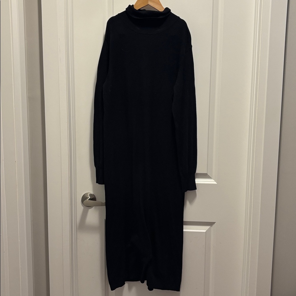 Black Turtleneck Sweater dress